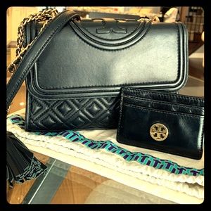 Tory Burch Small Fleming Crossbody and Cardholder
